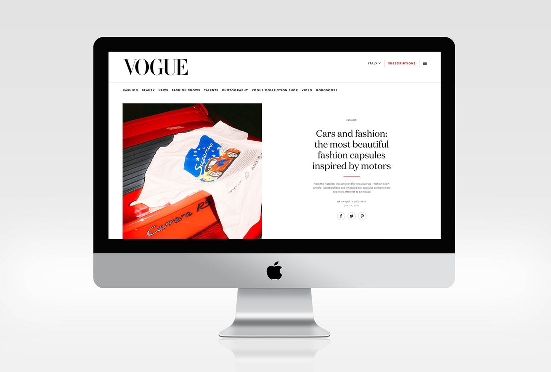 VOGUE Italy Features Porsche 993 Supercup Design by Parade Lap